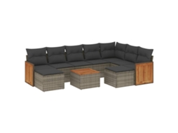 Garden Sofa Set, Garden Sofa Sets Vidaxl Cinzeto Rattan / Vime (n/a)