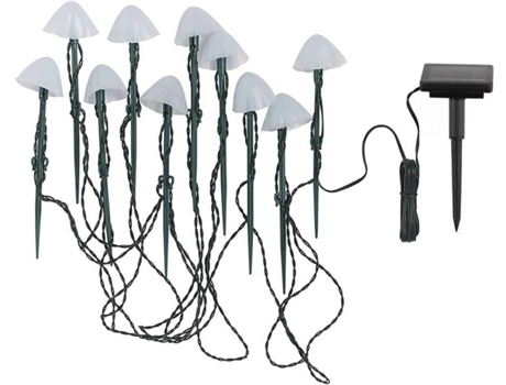 Iluminação Decorativa LUMI JARDIN (Branco - Plástico - 3.8m)