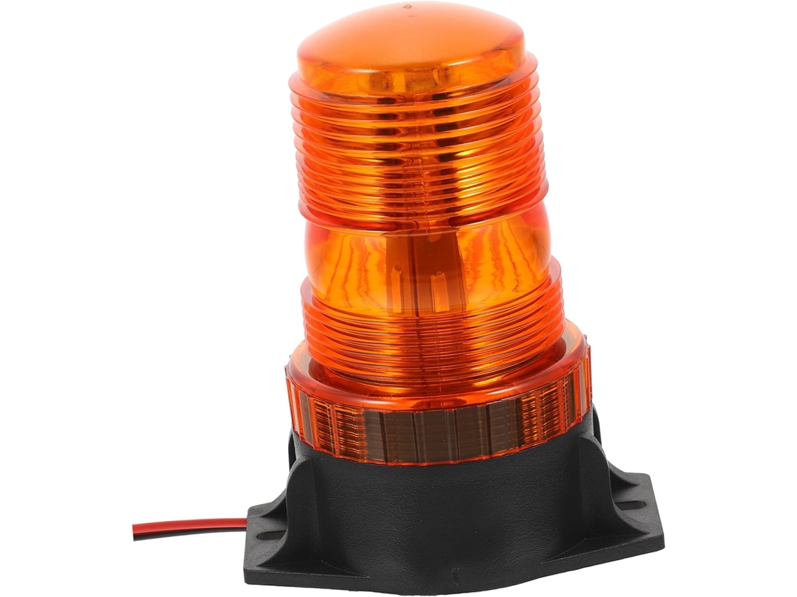 Luzes Estroboscópicas De Emergência Mikikit 15w Para Veículos, Portáteis, Em Pc E Metal, Luz Laranja Para Empilhadeiras