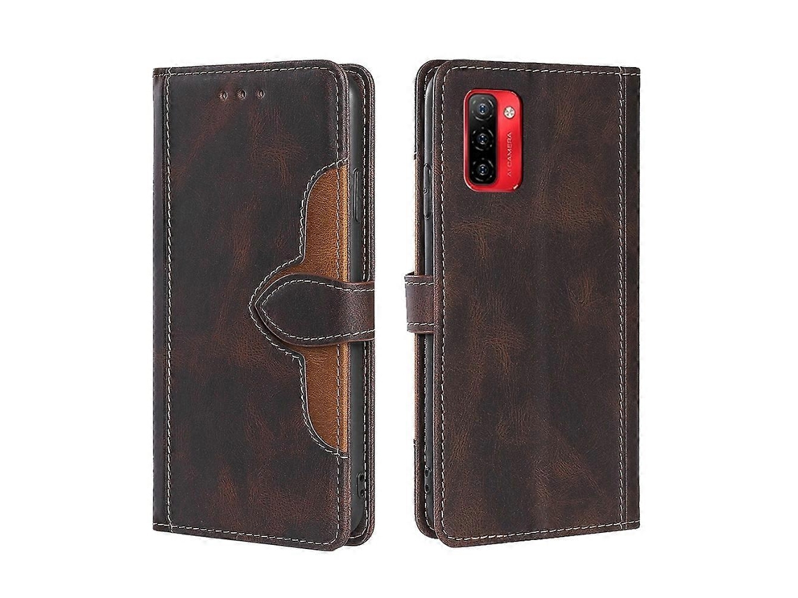Capa De Couro Pu Com Fecho Magnético E Flip Horizontal Para Ulefone Note 12p Com Costura E Sensação De Pele