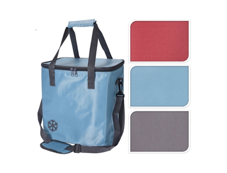 BOLSA TIPO GELEIRA 18L COM BANDOLEIRA AJUSTÁVEL 290X310X21CM CORES SORTIDOS