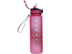 Garrafa De Água Reutilizável 1000ml Tritan Sem Bpa Com Citações Inspiradoras E Marcadores De Tempo Estilo 10