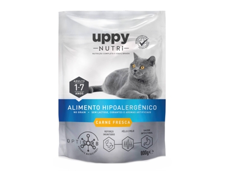 Ração Para Gato Adulto Nutri Sem Cereais Frango Uppy Nutri