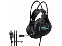 Headset Gaming Com Microfone Cancelamento De Ruído Led 3,5 Mm