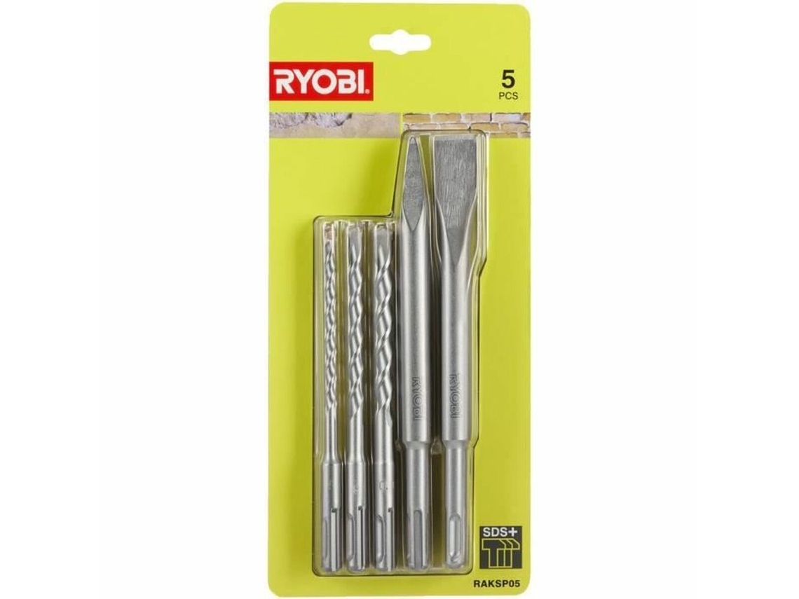 Conjunto de brocas RYOBI RAKSP05 Cinzel Metal 5 Peças