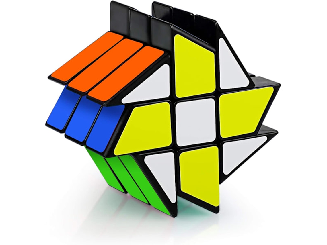 Cubo Mágico Fenghuolun 3x3, Quebra-cabeça De Velocidade Com Adesivos Suaves, Brinquedo Educativo Para Treinamento Cerebral Crianças, Meninos, Meninas