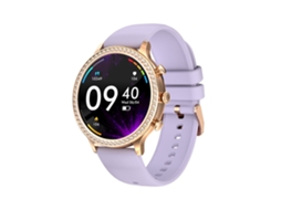 Diamante Relógios Inteligentes 1.32 Polegada Bluetooth Relógio Inteligente Freqüência Cardíaca Oxigênio no Sangue Monitor de Sono Fitness Ati
