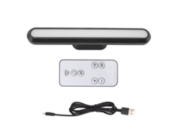 2026 luz de Escritório Led Recarregável Usb com Regulável Sem Escalas, Magnética, Tática e Bateria, Luz de Leitura para Armário Preto