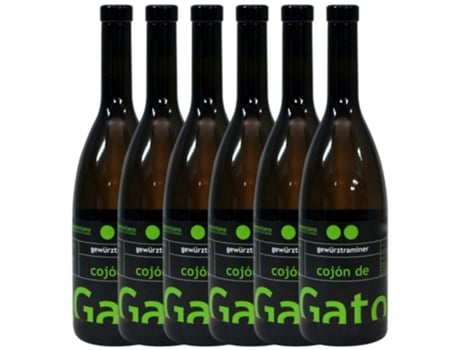 Vinho Vino DIVERTIDOS Vino Divertidos Cojón De Gato Gewürztraminer Somontano (0.75 L - 6 unidades)