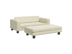 Kids Sofa, Kids Sofas Vidaxl Creme Couro Artificial (n/a)