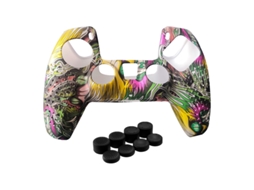 Capa Para Ps5 Com 8 Protetores De Polegar Spqment
