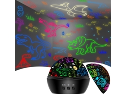 Brinquedo de Dinossauro para Meninos 3 a 8 Anos, Brinquedo Infantil com Projeção de Dinossauro para Meninos 3 a 8 Anos, 2 em 1 BRILVIBERA