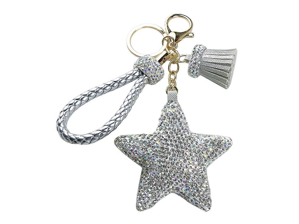 Chaveiro De Estrela De Pentagrama De Cristal Pu, Presente, Chaveiro, Pingente Aquaforge