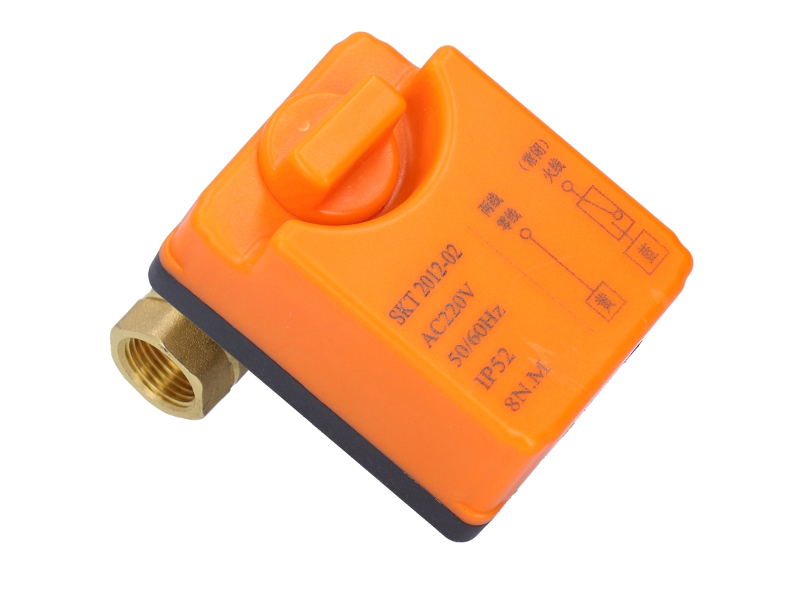 Válvula Elétrica De Esferas Laxiscreed Dn15 2 Vias Nc Com 2 Fios E Ajuste Manual