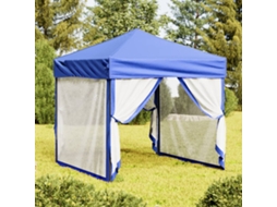 Vidaxl Tenda Para Festas Dobrável Com Paredes Laterais 2x2 M Azul