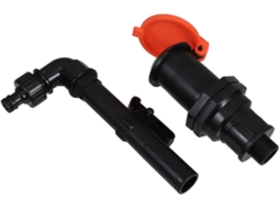 Conjunto De Válvula Água Plástico Com Engate Rápido 3/4" Dn20,
