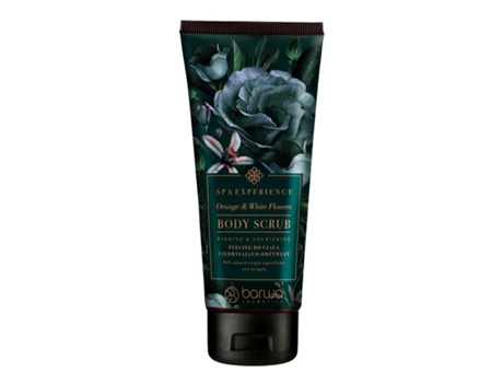 Revitalizing Firming Nourishing Body Scrub Orange White Flowers, 180ml Barwa