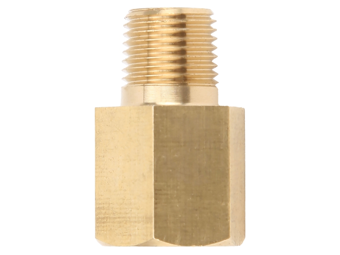 Adaptador De Latão Universal 1/8 Npt Para 1/8 Bspt Para Medidor De Pressão E Temperatura De Óleo