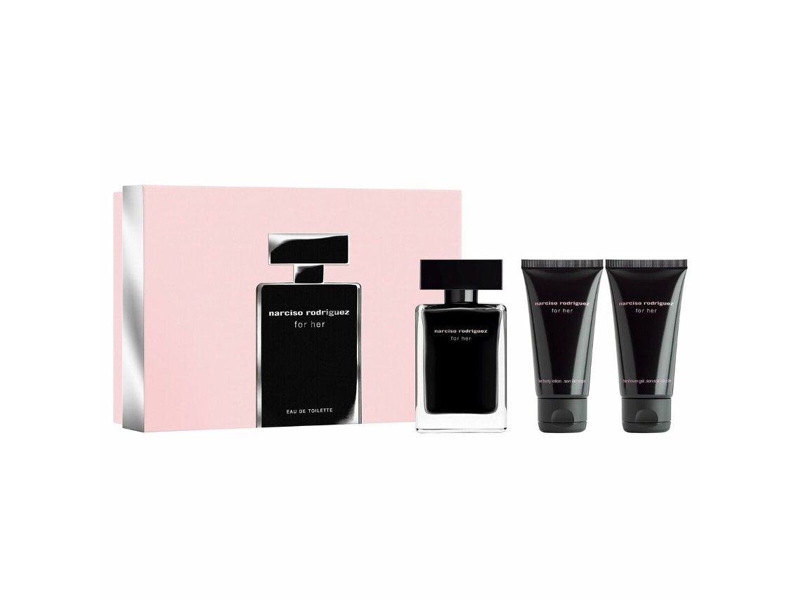 Conjunto de Perfume Mulher NARCISO RODRIGUEZ Edt For Her 3 Peças