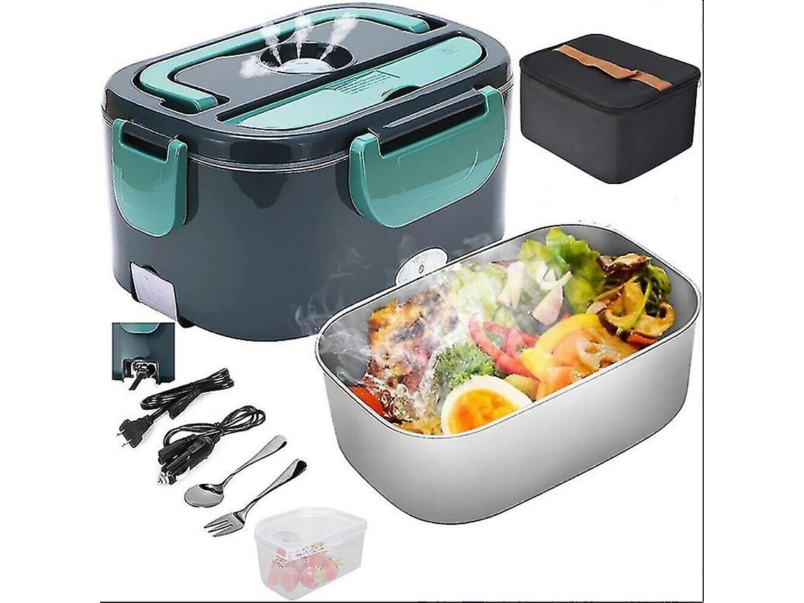Lurelia Lancheira Elétrica Portátil, 3 Em 1, 1,0 L, 12/24/220 V, Inox 304, Carro, Camião, Escritório
