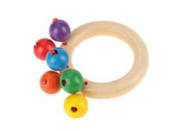 Mali brinquedo de Chocalho de Madeira Seguro para Bebê Brincadeira de Aperto Musical Educativo Infantil