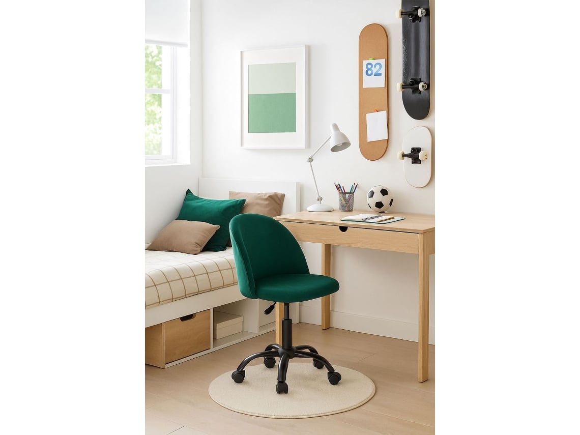 Cadeira Black Vint Office - Verde