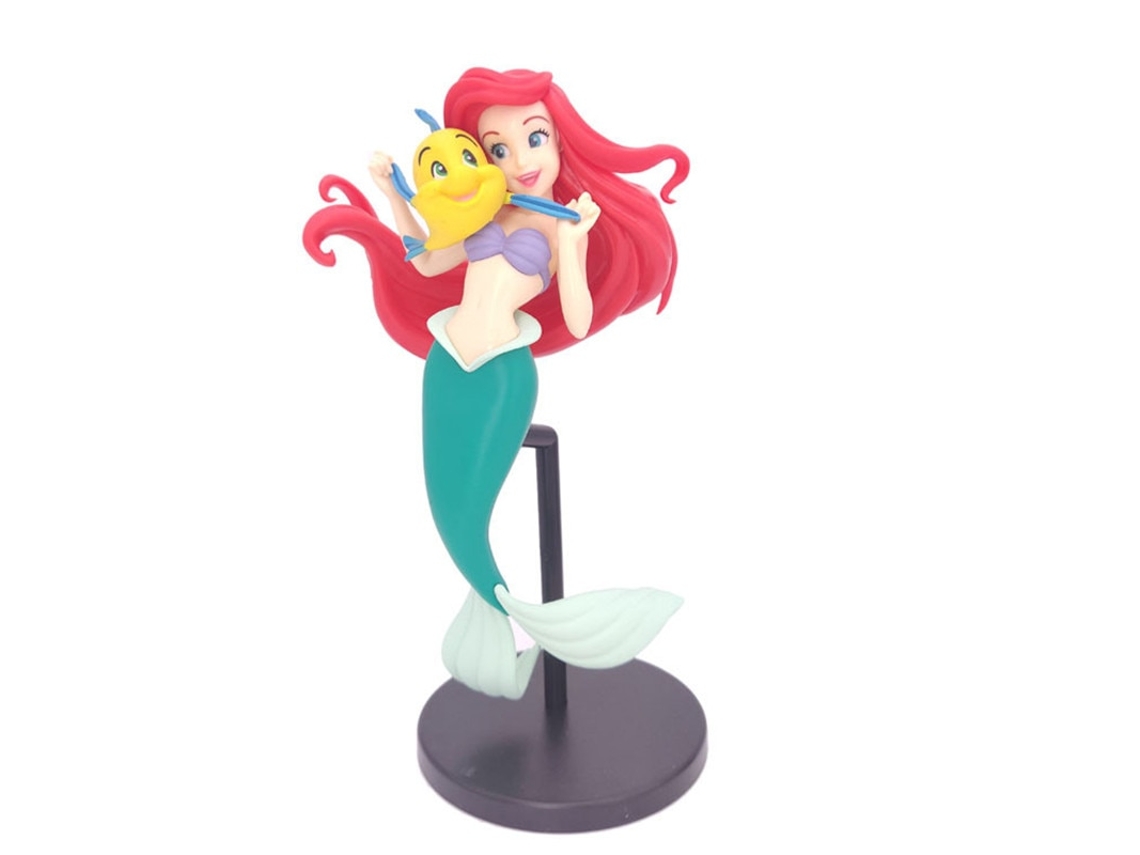Figura GAATPOT Disney Q Posket Princess Toys Ariel Little Mermaid Dolls 13-22Cm Pvc Action Model Doll Toy Cake Decoration For Kid Gift