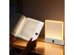 Luminária De Leitura Led 2em 1 Recarregável Via Usb Com 3 Temperaturas Cor, Ajuste Contínuo De Intensidade, Função Timer