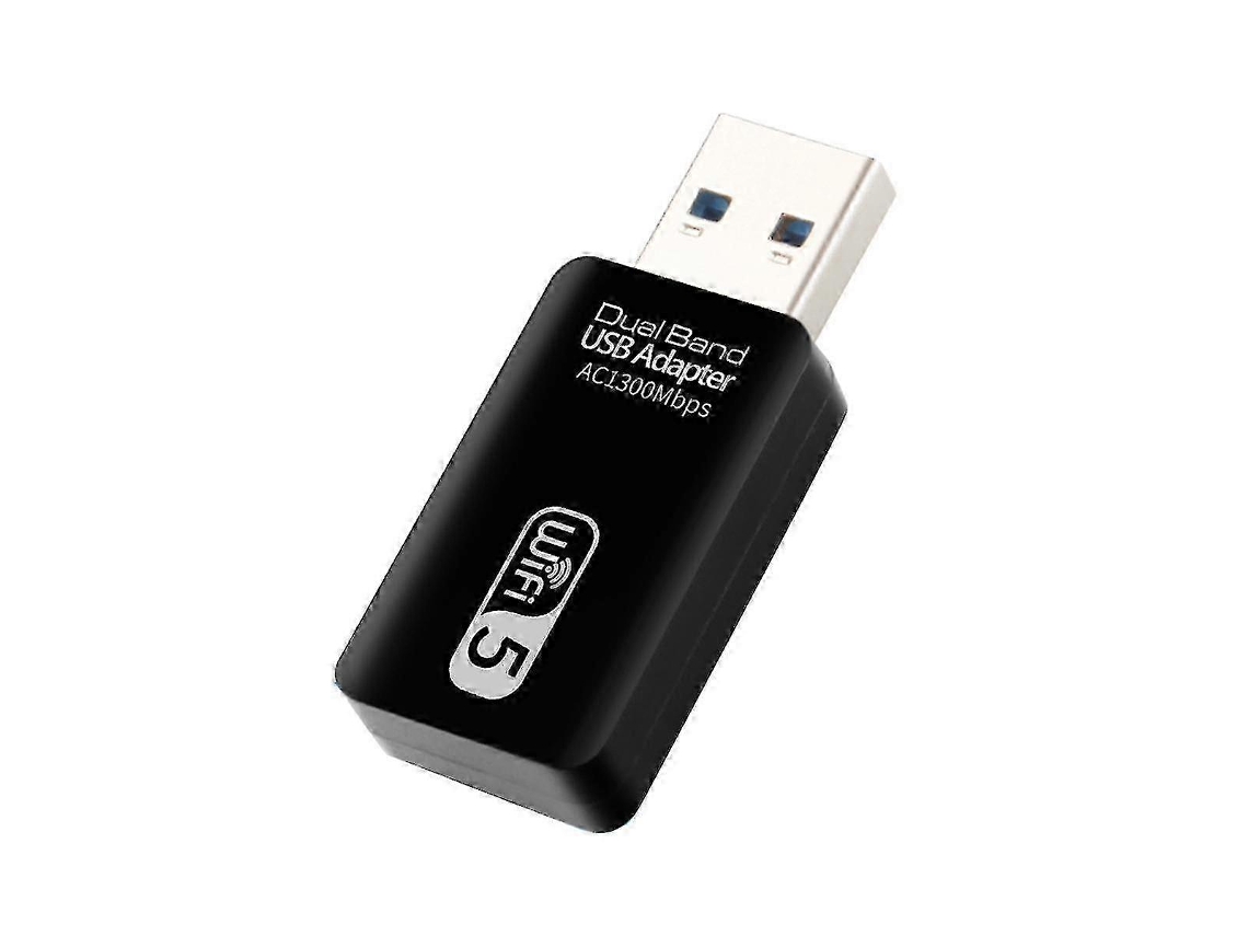 Adaptador Usb Wi Fi 5ghz, Adaptador Usb Wi Fi Ac1300mbps, Adaptador Wi Fi Dual Band Usb 3.0 Ethernet 2.4g 5g W Hengjian