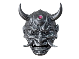 Máscara de demônio japonesa Prajna Hanya para carnaval, Halloween, cosplay e budismo japonês.