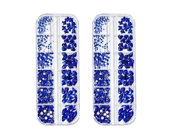 Kit De 2 Peças De Strass Para Arte De Unhas Strass De Cristais Ab Para Unhas Pedras De Unhas De Várias Formas Planas -St-03 ZMDECQNA