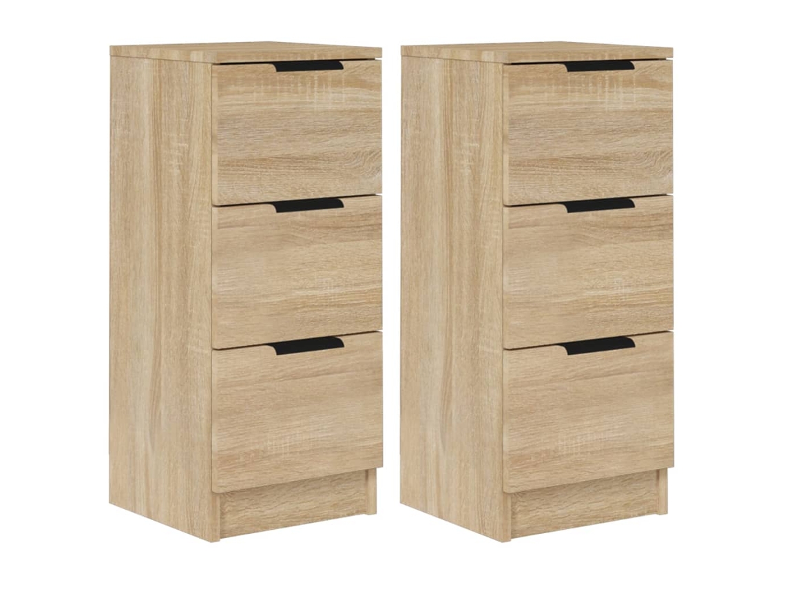 Sideboard, Sideboards Vidaxl Marrom Madeira Processada (n/a)
