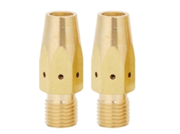 Adaptador de trilha de contato para difusor de gás de pistola de soldagem MIG para Miller M-25/M-40 e Hobart (2 unidades)