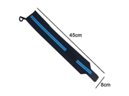 Faixas de pulso para levantamento de peso, 1 par, com suporte reforçado para o polegar, Brilvibera