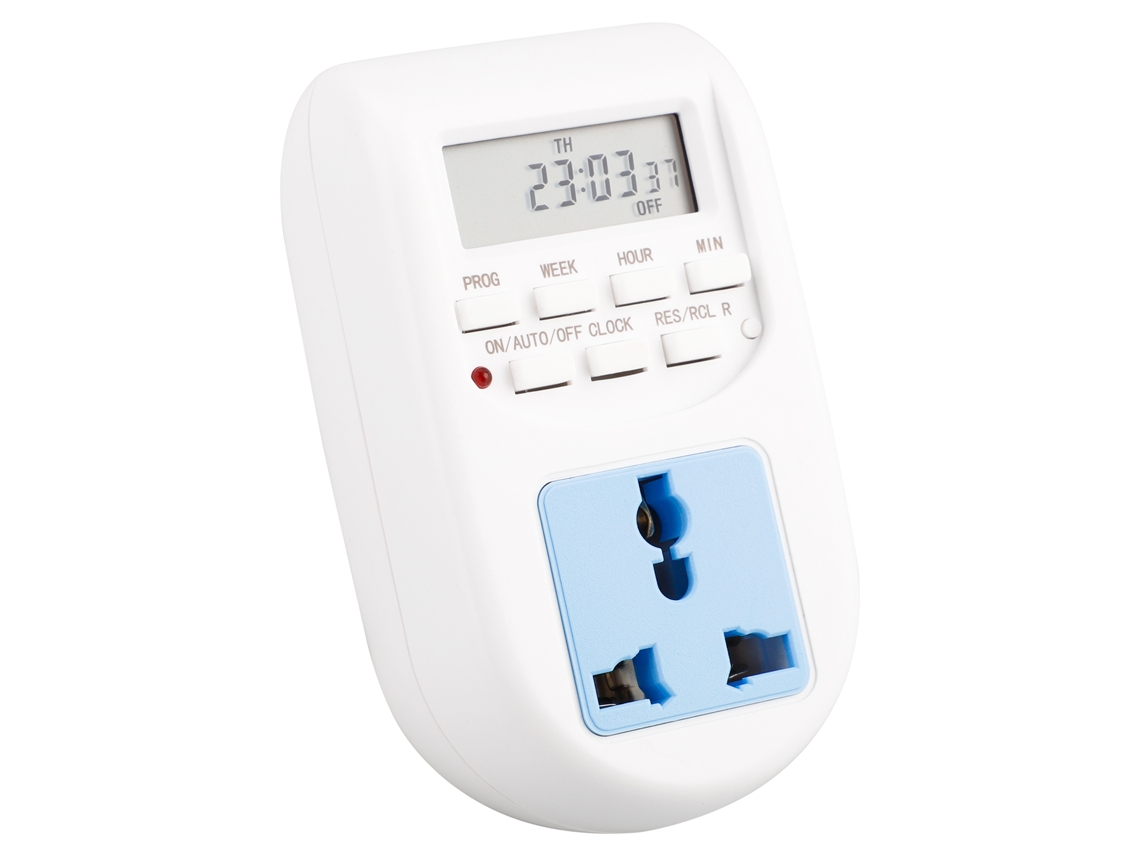 Timer Plugue Compatível Uk Tomada Universal
