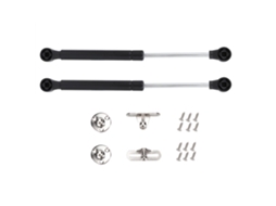 Hastes De Suporte Pneumático Laxiscreed Para Portas De Armário E Camas Verticais – Conjunto De 2 Unidades