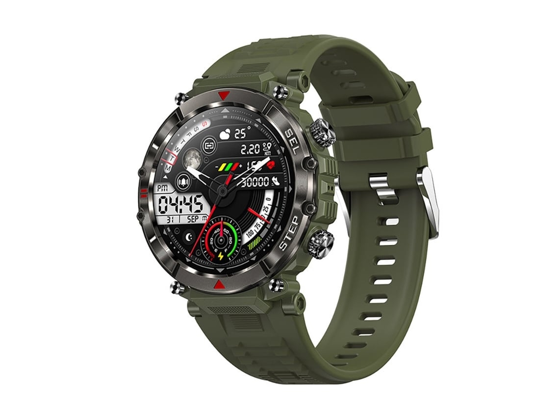 Smartwatches Tela Grande Hd de 1 39 Polegadas Ip67 À Prova D'Água Verde YEMAESRE