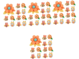 120 Peças De Tachinhas Decorativas Para Quadro Cortiça, Com Enfeites
