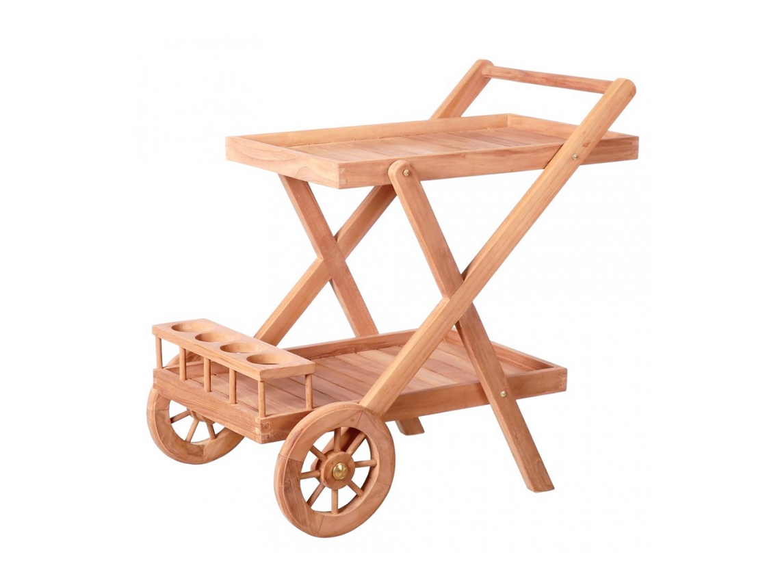 Mesa de Jardim CONCEPT U Kereta (Castanho - Tecido - 85x56x84 cm)