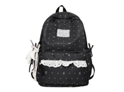 Mochila Laxiscreed Com Design De Setas E Bolinhas Para Estudantes Do Ensino Médio