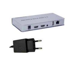 Extensor Usb Kvm Compatível Com Hdmi 1080p 60hz Extensor Usb Kvm Sobre Cabo Ethernet Cat5/6 Extensão De Sinal Para 196 Pés/60 M Slowmoose