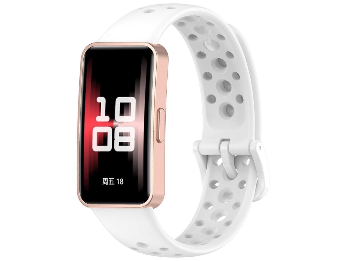 Pulseira De Silicone Respirável Com Furos Xdfind Para Huawei Band 10 / 9 / 8