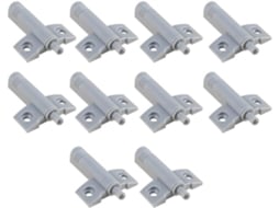 Conjunto De 10 Amortecedores Portas E Gavetas Armários Cozinha, Com Fechamento Suave E Silencioso, Invisíveis E Com