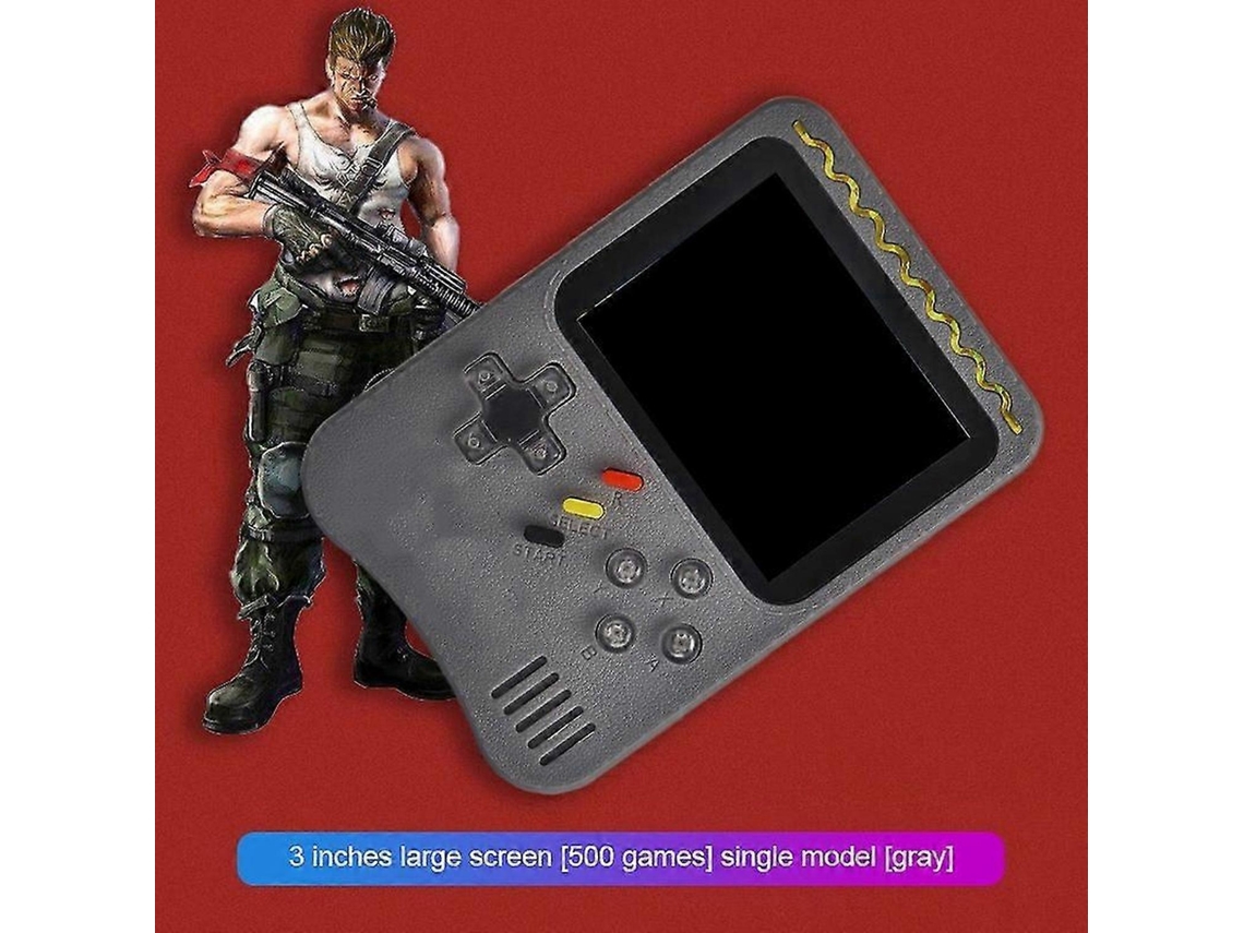 Console De Jogos Portátil Infantil Com 500 Jogos, Bateria De 800mah, Modelo Macaron Mini Game Machine. Hengjian