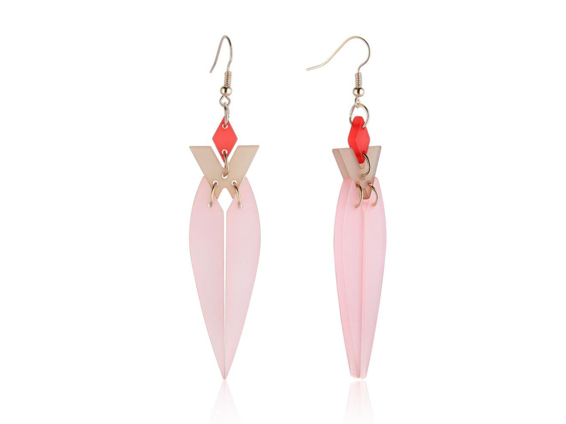 Brincos Pendentes Retro Folha Simples