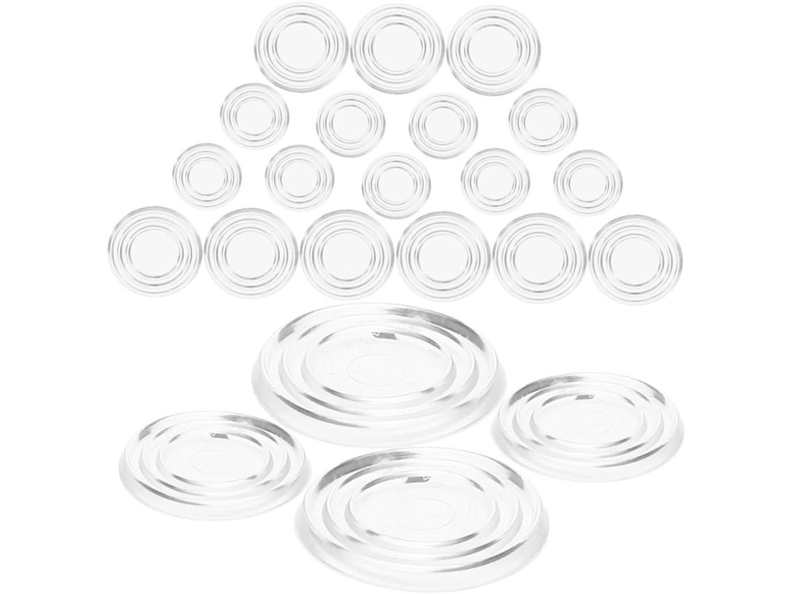 Aboofan 100 Unidades De Protetores Mesa Vidro Em Pvc, Almofadas Antiderrapantes Para Proteção De Móveis Em Mesas E