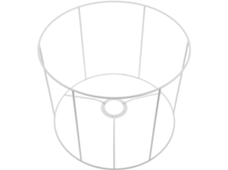Soquete Rústico de Metal E27 com Estrutura de Arame, Fácil Montagem Modular, Proteção Garantida. SFUSHOS
