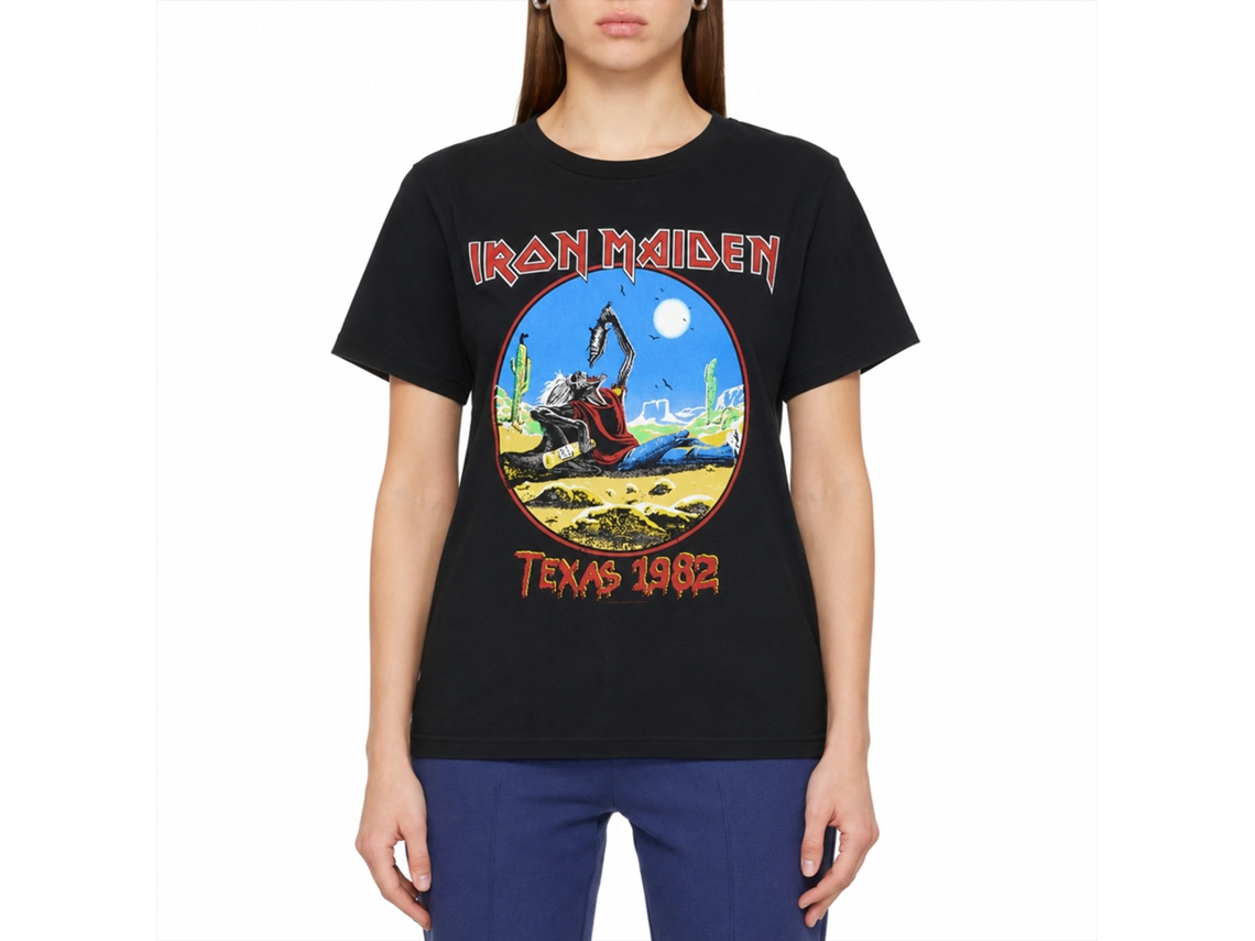 Iron Maiden The Beast Tames Texas T-shirt Unisex Adults Size:xxl