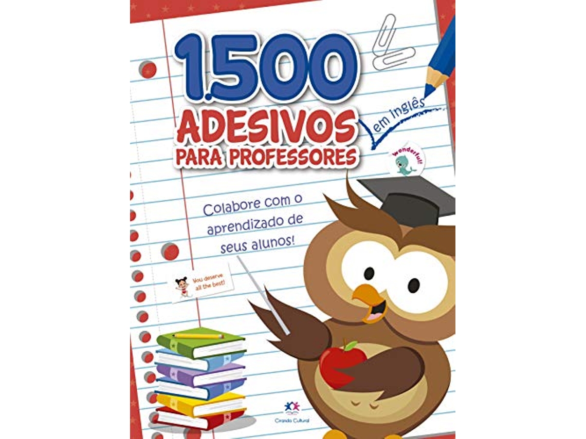 Livro 1500 Adesivos Colabore Com O Aprendizado De Seus de Editora Ciranda Cultural (Português)