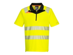 Camisa Polo De Alta Visibilidade Dx4 M/c Conforto Segurança / Laranja Preto / M Portwest
